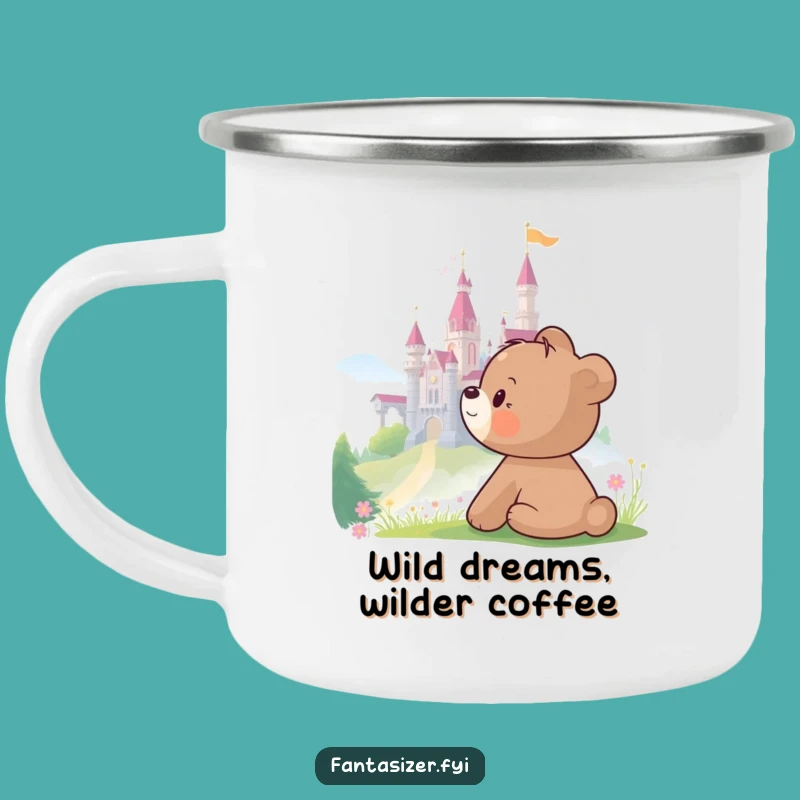 Funny Bear Campfire Mug - Durable & Hilarious Outdoor Dreamer Gift