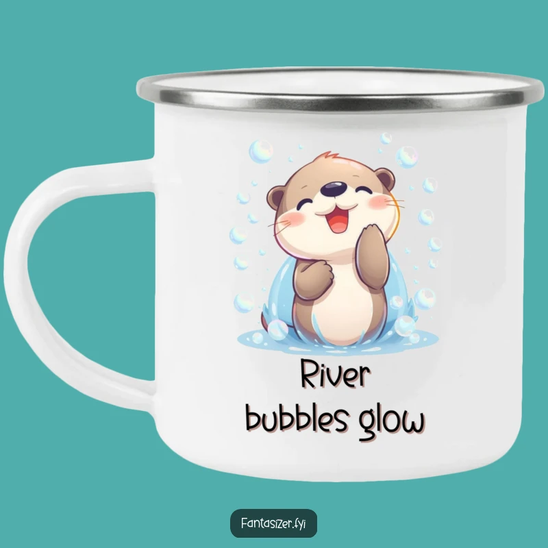 Funny Otter Bubble Adventure Mug - Durable & Joyful Outdoor Gift