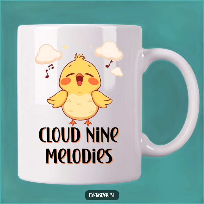 Funny Bird Cloud Stage Mug: Sing Your Heart Out Gift
