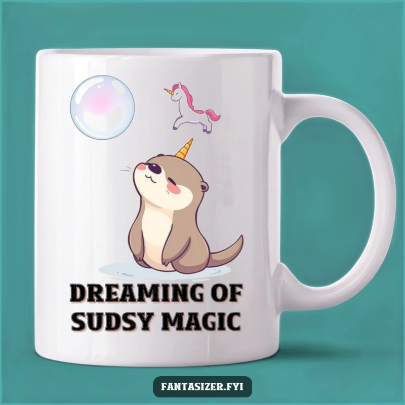 Funny Otter Bubble Unicorn Mug: A Dreamy Gift for Otter Lovers