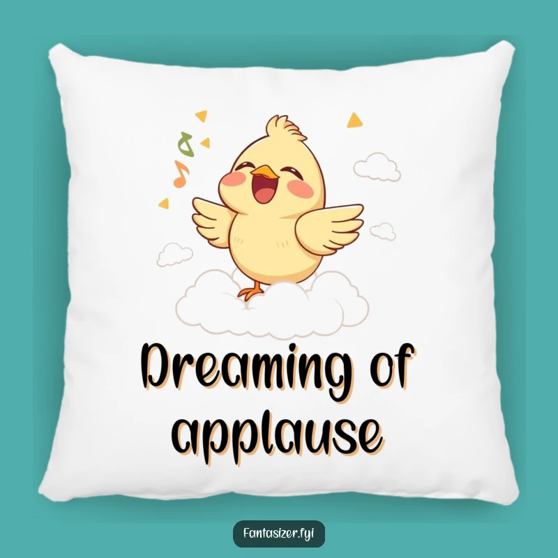 Funny Bird Cloud Stage Pillow: Add Dreamy Comfort and Humorous Charm to Your Space