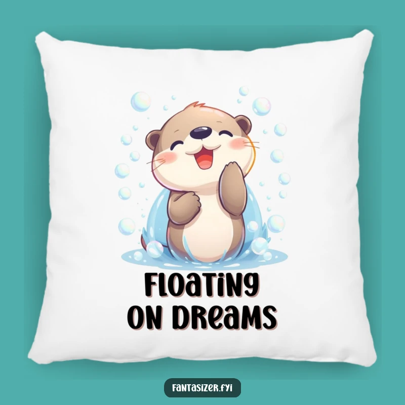 Funny Otter's Bubble Bliss Pillow - Soft & Joyful Comfort Gift
