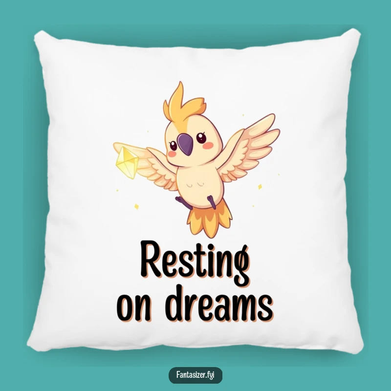 Funny Parrot's Dream Pillow - Soft & Inspirational Comfort Gift
