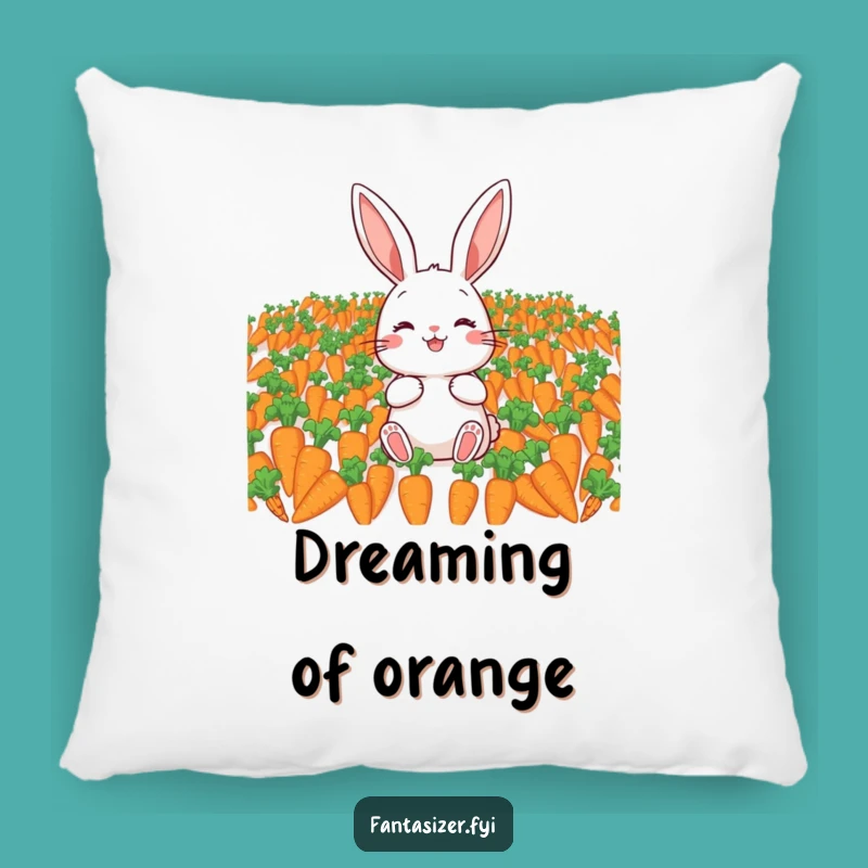 Funny Rabbit Carrot Pillow: Cozy & Joyful Funny Gift for Relaxation