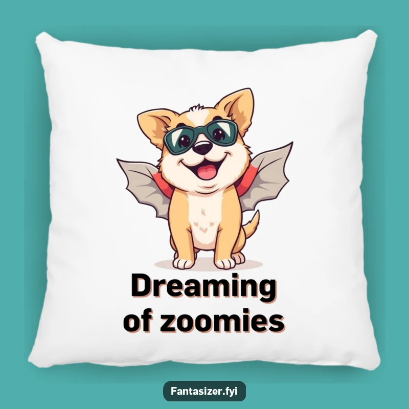 Soft Funny Dog Flying Pillow: Cozy & Goofy Gift!