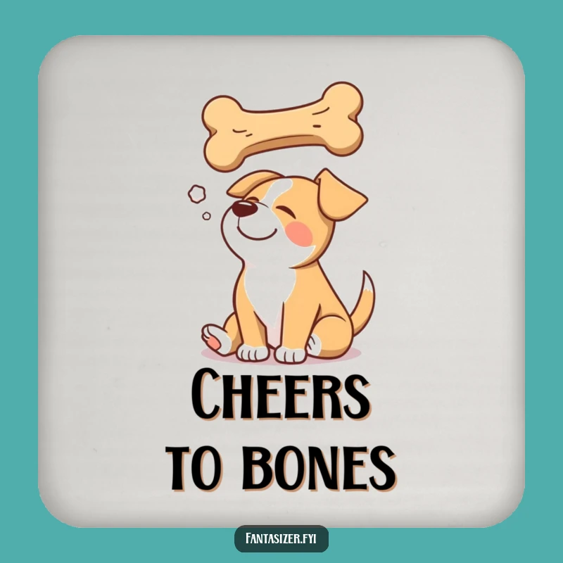 Funny Dog Dreaming Coasters: Protect Surfaces with Canine Charm, Gift Set