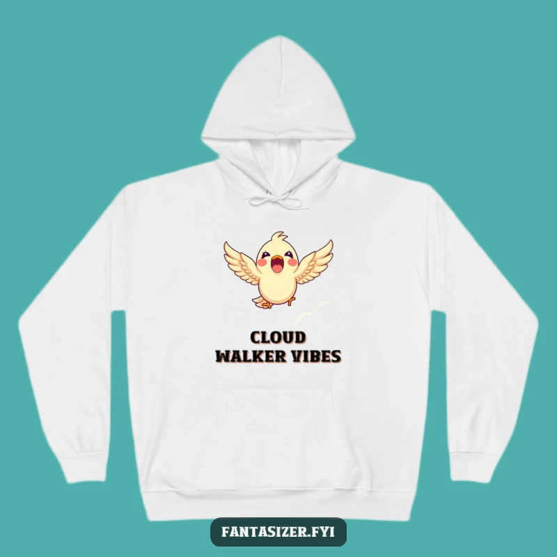 Funny Bird Cloud Hoodie: Cozy Flight Funny Gift for Dreamers