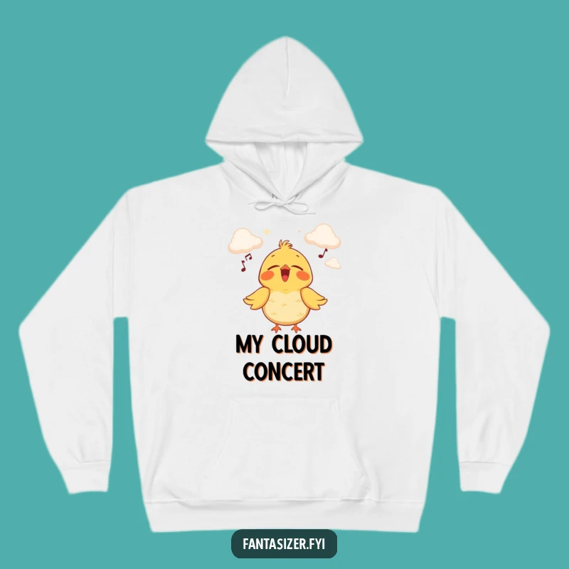 Cozy Funny Bird Cloud Stage Hoodie: Warm & Dreamy Gift