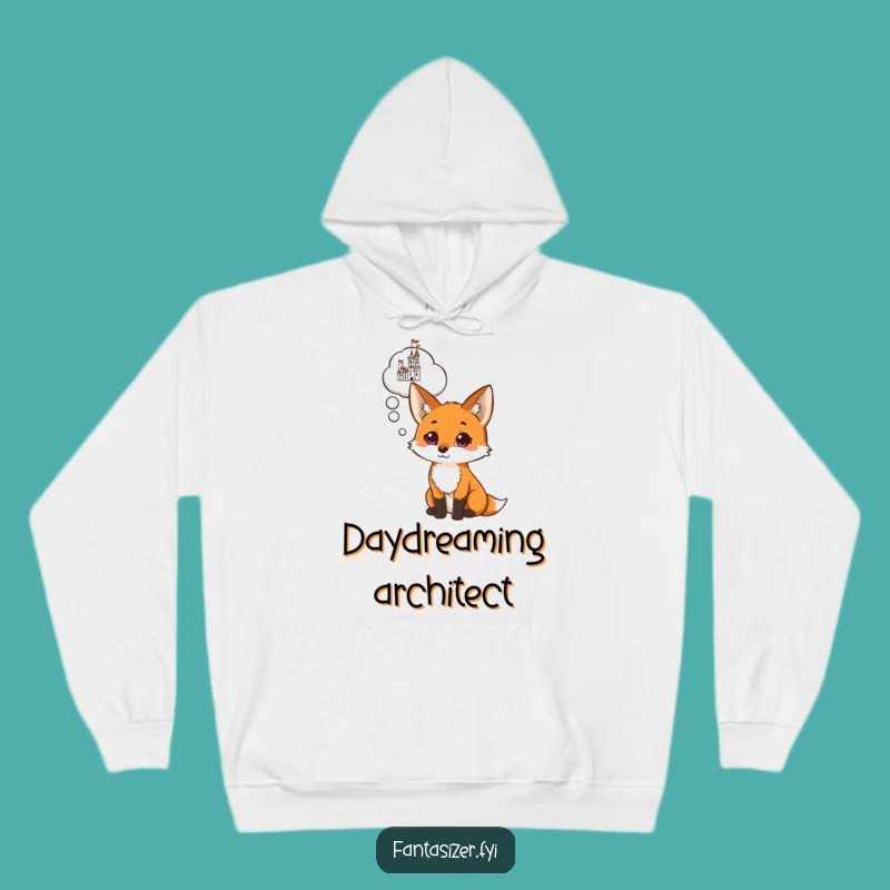 Funny Fox Castle Dream Hoodie: Cozy Up with Your Fantasies in Humorous Style