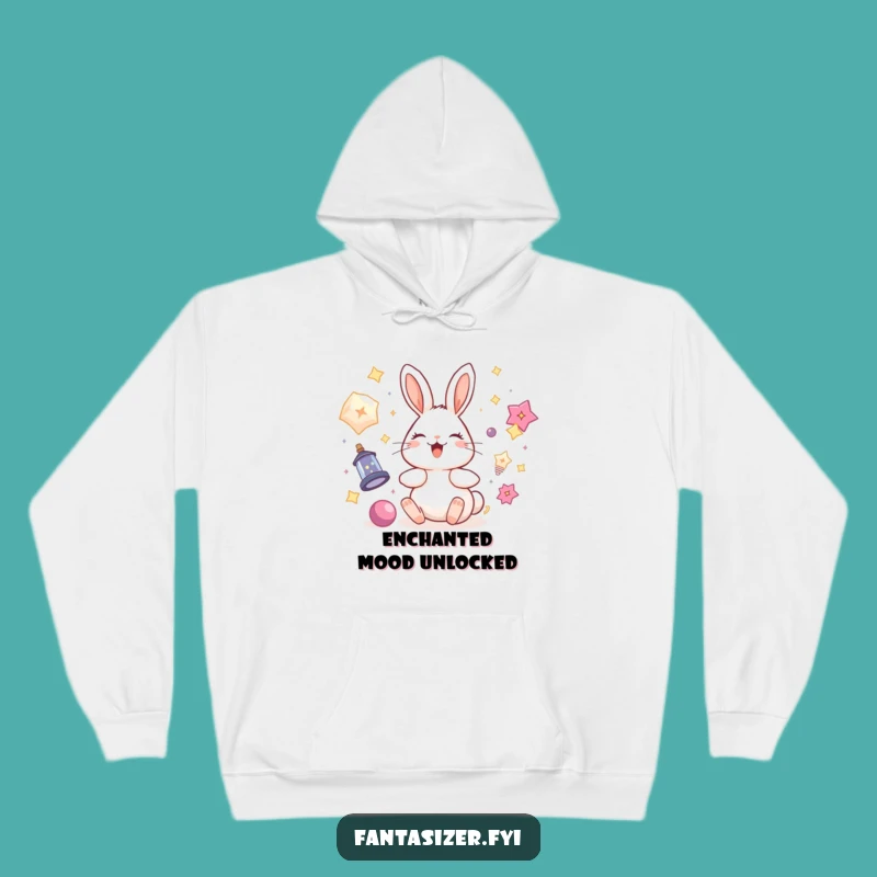 Funny Rabbit Magic Hoodie: Cozy Enchantment for Whimsical Souls