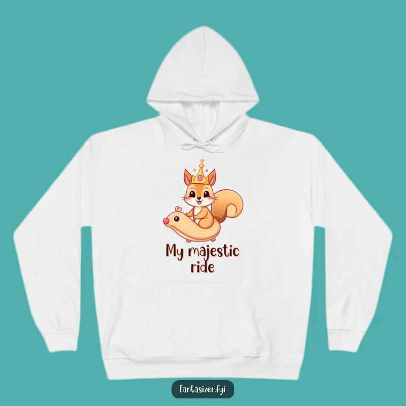Funny Squirrel Hoodie: Pastry Pilot's Comfort, Cozy and Funny Gift Apparel