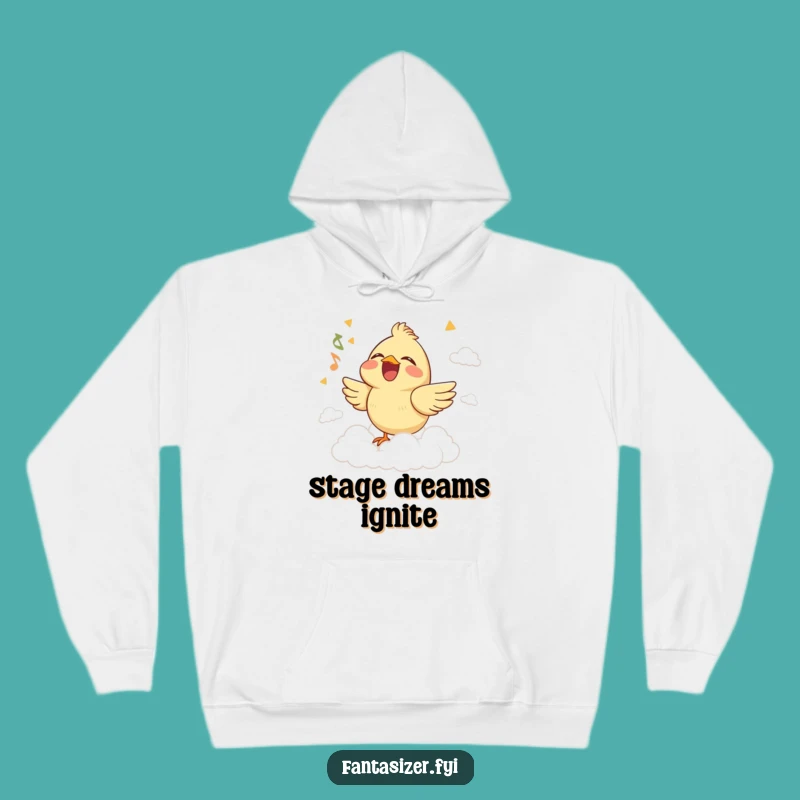 Funny Bird Cloud Stage Hoodie: Cozy Up with Your Inner Rockstar in Humorous Style