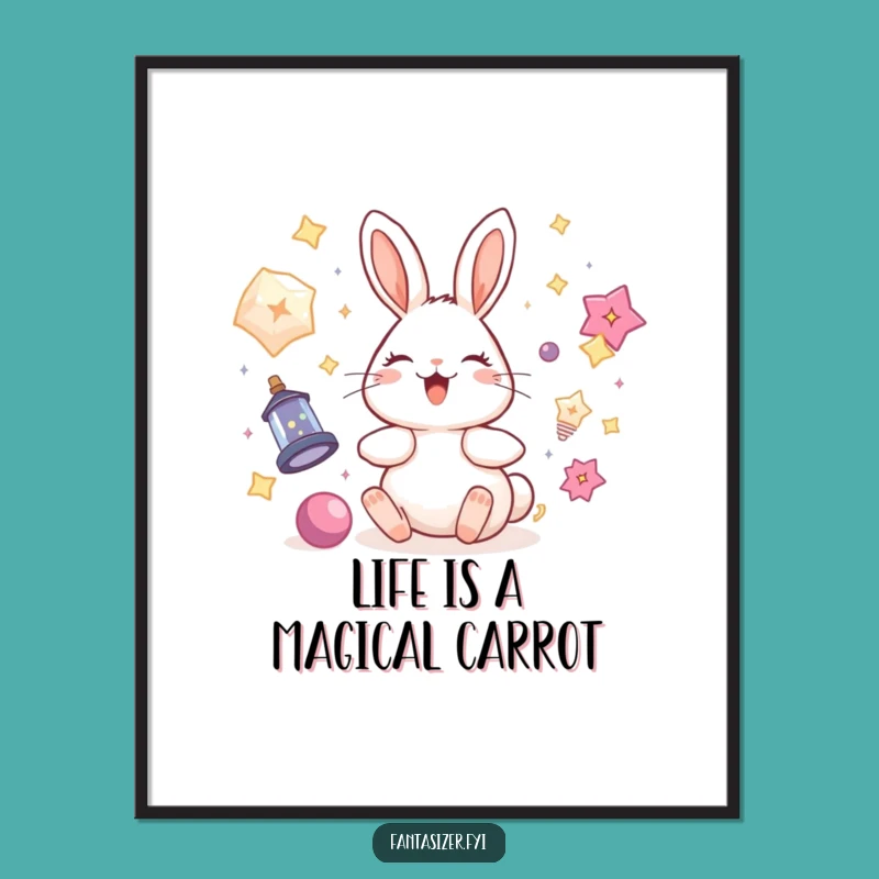 Free Printable Rabbit Wall Art: Funny Enchanting Downloadable Decor for Whimsical Spaces