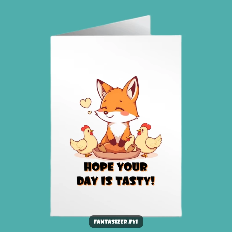 Free Printable Fox Birthday Card: Funny Dreamer Downloadable Gift