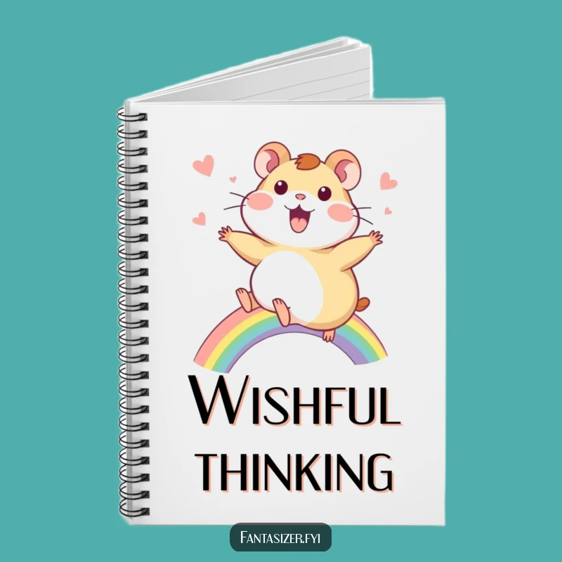 Funny Hamster Rainbow Notebook: Jot Down Your Dreams, A Hilarious Gift for Thinkers