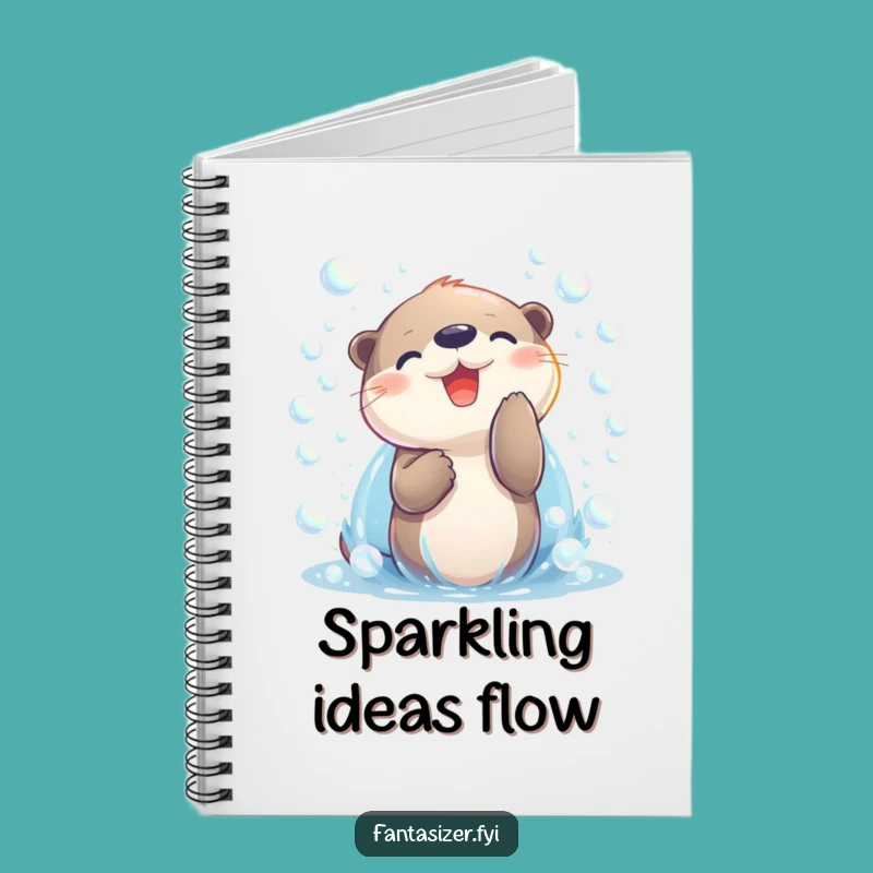 Funny Otter's Bubble Ideas Notebook - Creative & Joyful Gift