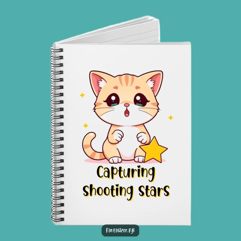 Funny Surprised Cat Notebook: Capture Your Cosmic Thoughts
