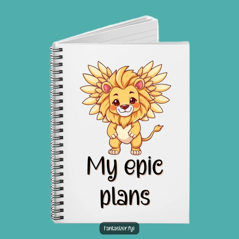 Funny Lion Power Notebook: Lined Pages for Majestic Ideas