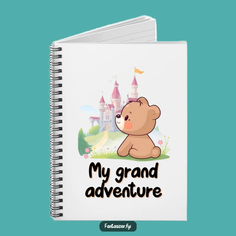 Funny Bear Castle Notebook - Hilarious Journal for Dreamers' Ideas