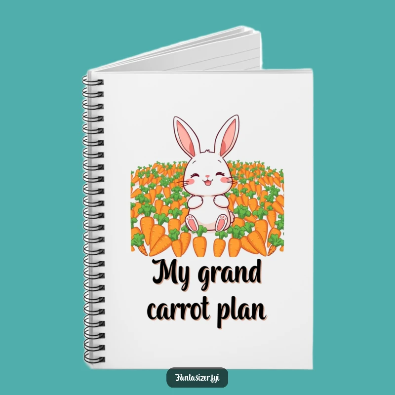 Funny Rabbit Carrot Notebook: Dream Journal, Ideal Funny Gift for Writers
