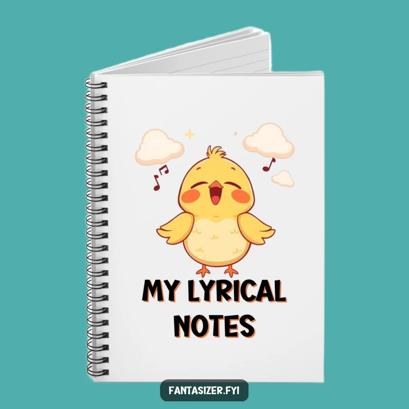 Funny Bird Cloud Stage Notebook: Jot Down Melodies!