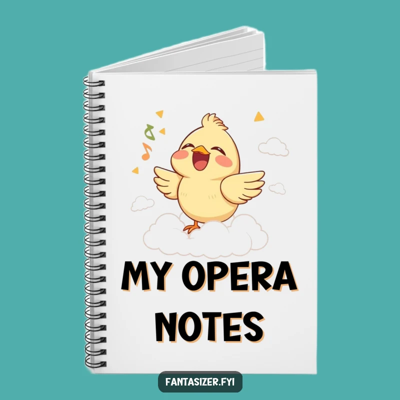Funny Bird Cloud Stage Notebook: Jot Down Your Melodies with This Humorous Journal