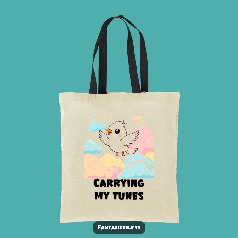 Funny Bird Soaring Tote Bag: Carry Your Joyful Adventure Funny Gift