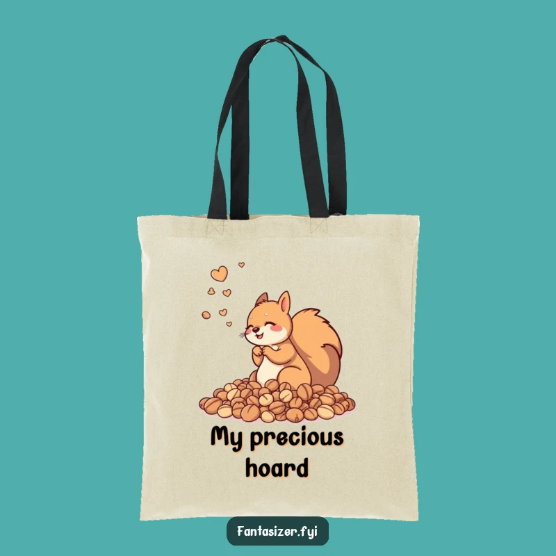 Funny Squirrel Nut Tote Bag: Infinite Stash, Practical Funny Gift