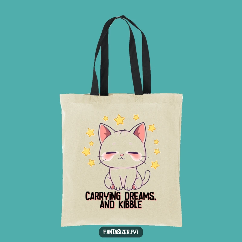 Funny Whimsical Cat Dream Tote Bag: Carry Your Dreams in Style Gift